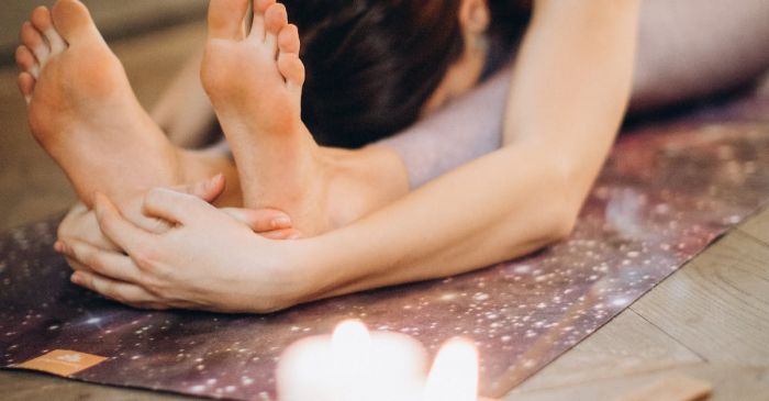 Aromatherapy - Woman Practicing Yoga